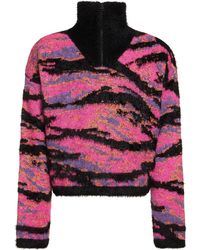 ERL - Mohair Blend Jacquard Sweater - Lyst