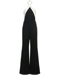 Roland Mouret - Heavy Cady Halter Neck Jumpsuit - Lyst