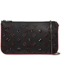 Christian Louboutin - Loubila Perforated Leather Shoulder Bag - Lyst