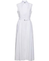 Gabriela Hearst - Durand Sleeveless Long Linen Shirt Dress - Lyst