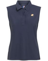 K-Way - Donna Dimple Tech Sleeveless Polo - Lyst