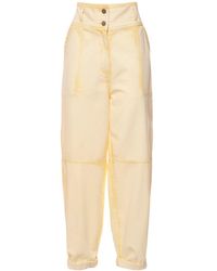 Alberta Ferretti Jeans In Denim - Giallo