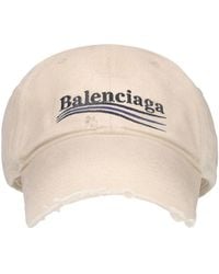 Balenciaga - Political Campaign Cotton Hat - Lyst