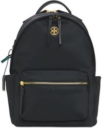 tory burch piper gingham zip backpack