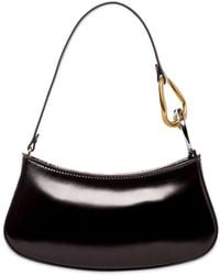 STAUD - Ollie Polished Leather Top Handle Bag - Lyst