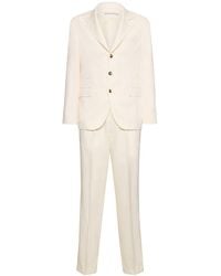Brunello Cucinelli - Silk Single Breasted Suit - Lyst