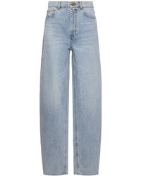 Zimmermann - Natura Oversize Cotton Barrel Jeans - Lyst