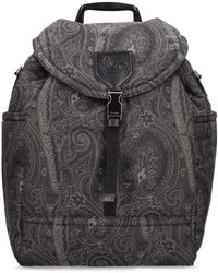Etro - Paisley Coated Fabric Backpack - Lyst