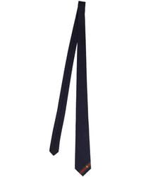 Gucci - Cravatta in seta con dettaglio Web e ape - Lyst