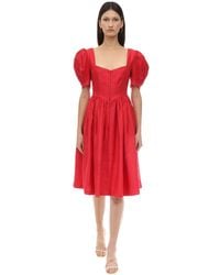 Gioia Bini Exclusive Clo Linen Dirndl Dress - Red