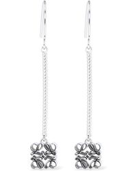 Loewe Anagram Stud Earrings in Metallic | Lyst