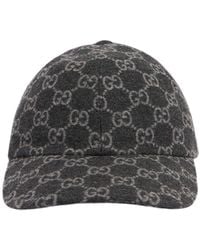 Gucci - Gg Dailly Wool Baseball Cap Dark - Lyst