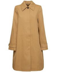 Totême - Trench-coat en coton ligne en a - Lyst