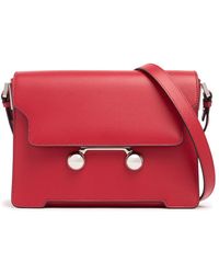 Marni - Medium Trunkaroo Leather Shoulder Bag - Lyst