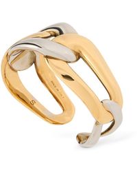 Alexander McQueen - Ring Aus Messing "double Chain" - Lyst
