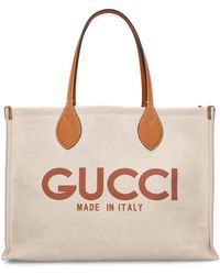Gucci - Borsa in tela con stampa - Lyst