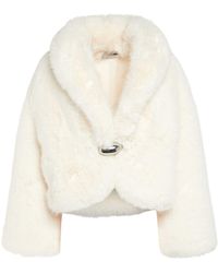 GIUSEPPE DI MORABITO - Faux Fur Short Jacket - Lyst