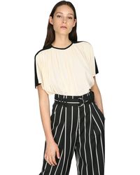 Proenza Schouler Top Aus Krepp - Schwarz