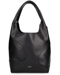 Ferragamo - Cut Out Leather Shopping Bag - Lyst