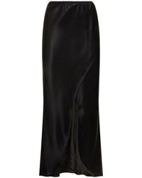 THE GARMENT - Catania Long Silk Skirt W/Slit - Lyst