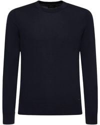 Brioni - Fine Wool Crewneck Sweater - Lyst