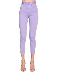 DSquared² Jeans Aus Denim "twiggy" - Lila