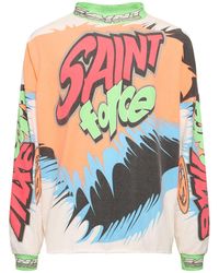 Saint Michael - Saint Mx6 Saint Racing Cotton T-shirt - Lyst