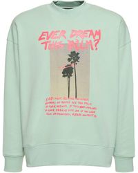 Palm Angels - Sweatshirt Aus Baumwolle - Lyst