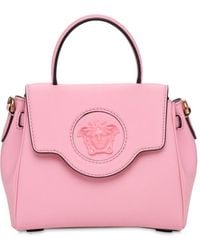 Versace - Small Leather Medusa Top Handle Bag - Lyst