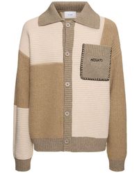 Axel Arigato - Franco Patchwork Wool Blend Sweater - Lyst