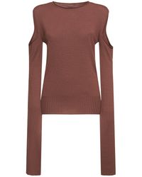 Rick Owens - Donna Top A Maniche Lunghe - Lyst