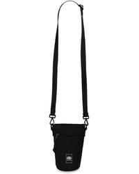 Balenciaga Logo Nylon Crossbody Bottle Holder - Black