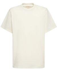 Y-3 - Kurzärmliges T-shirt Aus Premium-baumwolle - Lyst