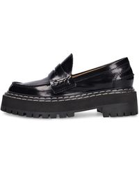 Proenza Schouler - 30Mm Lug Sole Leather Loafers - Lyst