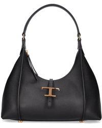 Tod's - Small Tsb Hobo Leather Bag - Lyst