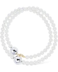 Timeless Pearly - Collier en perles à double tour - Lyst