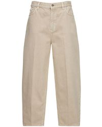 Totême - Wide Tapered Denim Cotton Jeans - Lyst