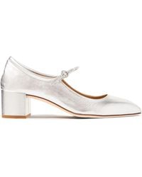 Aeyde - 45mm Aline Laminated Leather Pumps .5 - Lyst