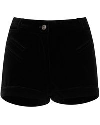Etro - Velvet Mini Shorts - Lyst