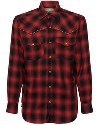 AMISH - Dan Sablon Western シャツ - Lyst