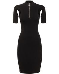 ANDREADAMO - Formendes Jersey-minikleid - Lyst