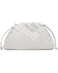 Bottega Veneta - The Mini Pouch イントレチャートレザークラッチ - Lyst