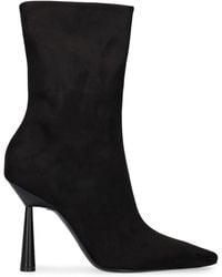 Gia Borghini - 100Mm Rosie 7 Faux Suede Ankle Boots - Lyst