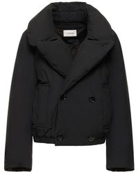 Lemaire - Cotton Caban Puffer Jacket - Lyst