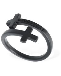 DSquared² - Jesus Thin Ring - Lyst