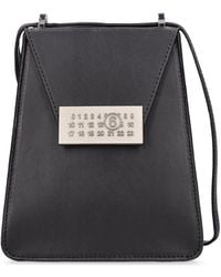 MM6 by Maison Martin Margiela - Mini Numbers Vertical Leather Bag - Lyst