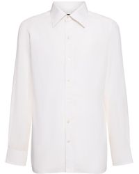 Tom Ford - Slim Fluid Silk Blend Shirt - Lyst