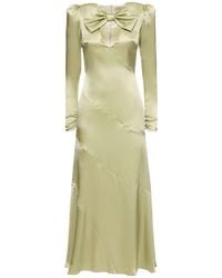 Alessandra Rich - Embellished Silk Gown - Lyst