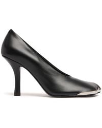 Burberry - 90mm Hohe Viskose-pumps "lf Duck" - Lyst