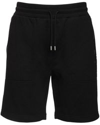 1017 ALYX 9SM Logo Print Cotton Jersey Shorts - Black